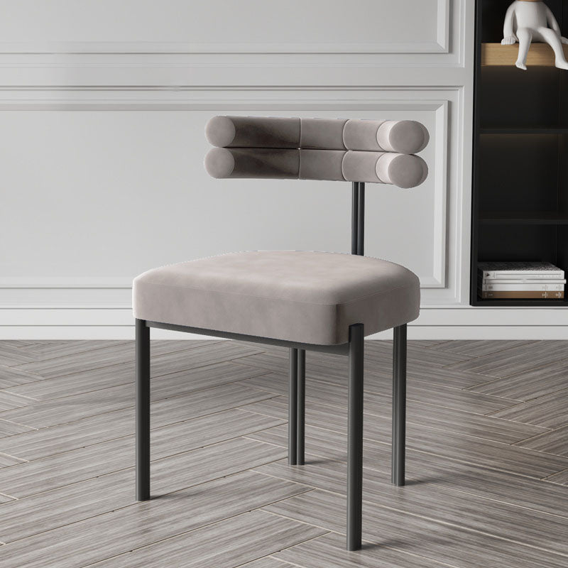 Designer stijl eetstoel stoel open rug armloze eetkamerstoel