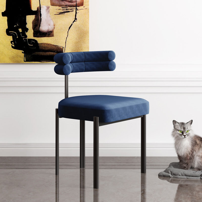 Designer stijl eetstoel stoel open rug armloze eetkamerstoel