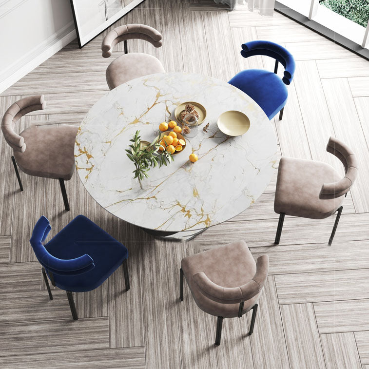 Designer stijl eetstoel stoel open rug armloze eetkamerstoel