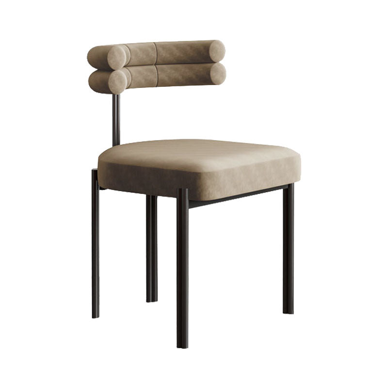 Designer stijl eetstoel stoel open rug armloze eetkamerstoel