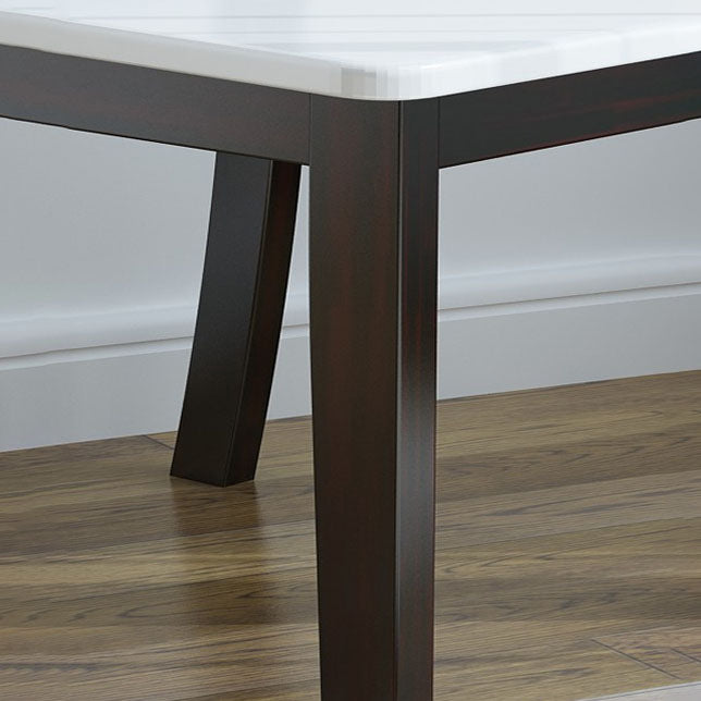Silla sin brazos de comedor de madera moderna, silla lateral de comedor con respaldo abierto para uso doméstico
