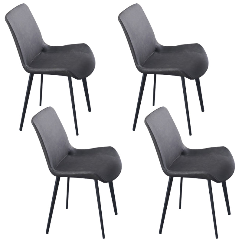 Silla tapizada de metal industrial interior del comedor del respaldo sólido del sillón