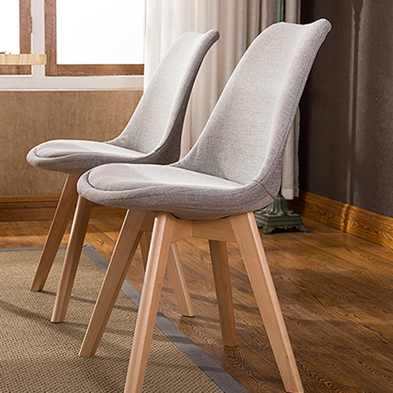 Sedia da sala da pranzo parsons tappezzeria scandinava