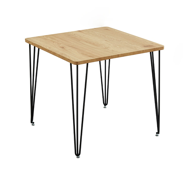 Square Dining Room Collection Industrial Style 4 Legs Furniture for Home
