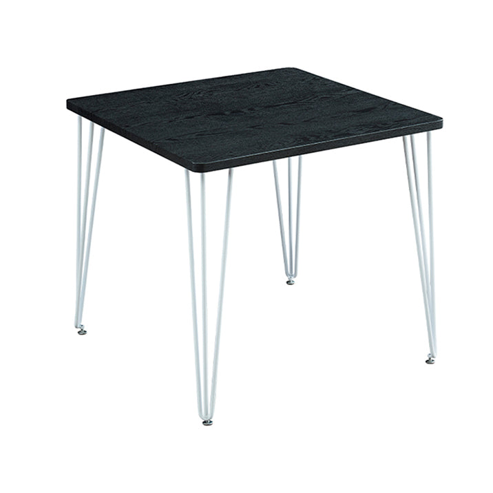Square Dining Room Collection Industrial Style 4 Legs Furniture for Home