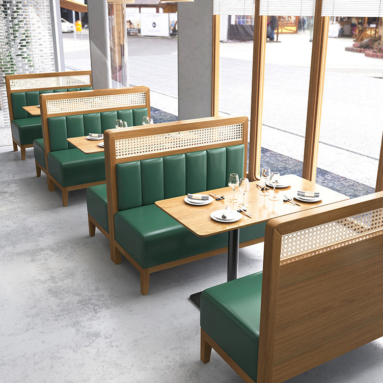 Colección de comedor de madera maciza Mesa de comedor de estilo industrial para el hogar