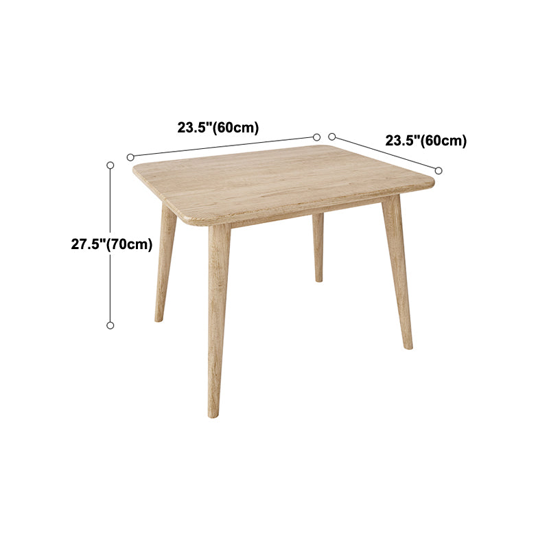 Solid Wood 4-foot Dinette Table Industrial Style Dining Table for Home
