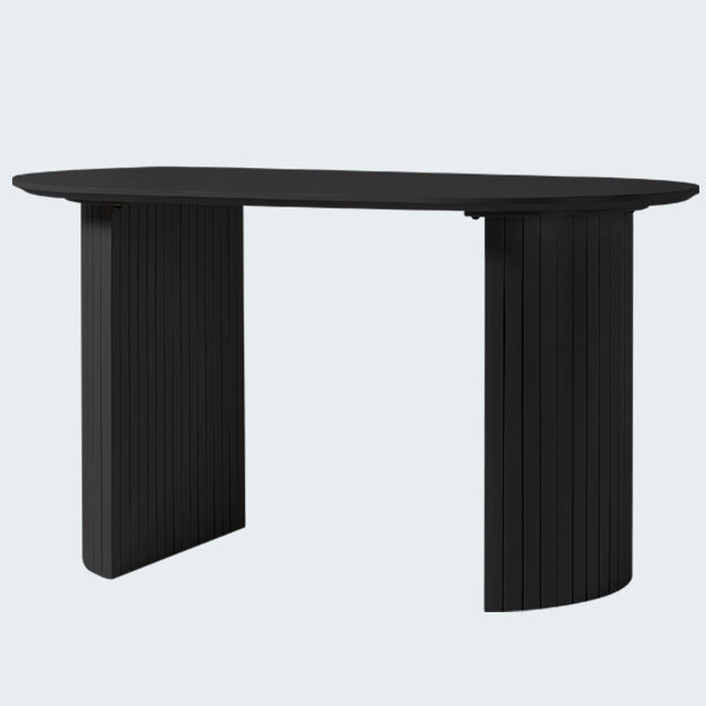Modern Style Dining Table Double Pedestal Dining Table for Home Use
