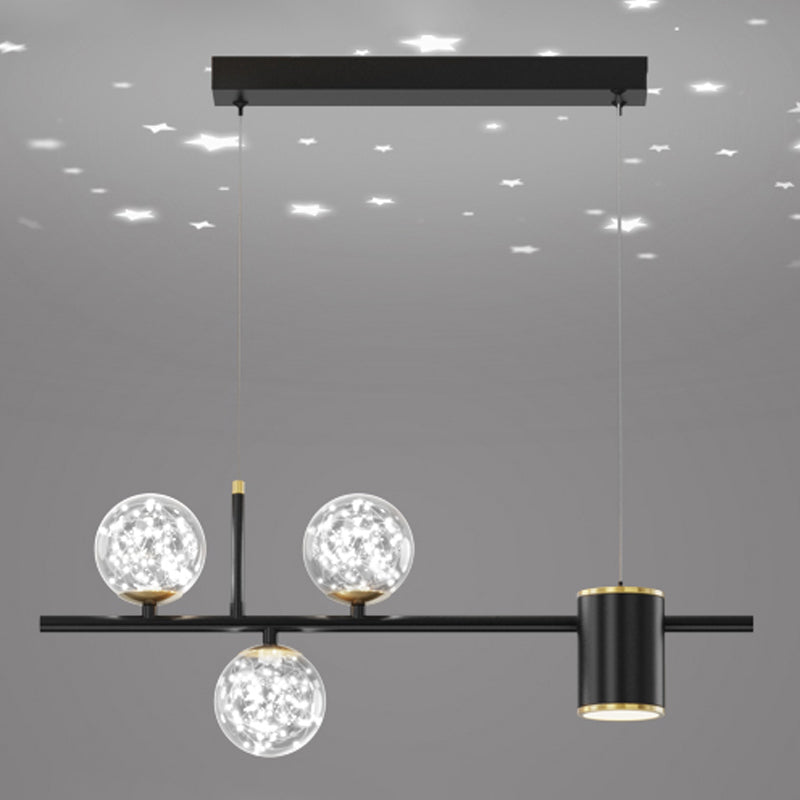 Contemporary Kitchen Island Lighting Geometric Metal Pendant Light Fixtures