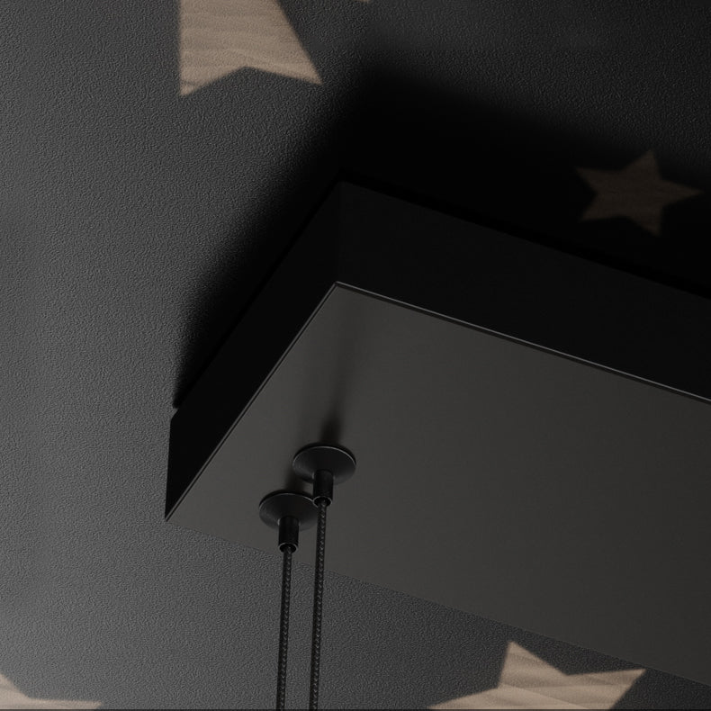 Contemporary Kitchen Island Lighting Geometric Metal Pendant Light Fixtures