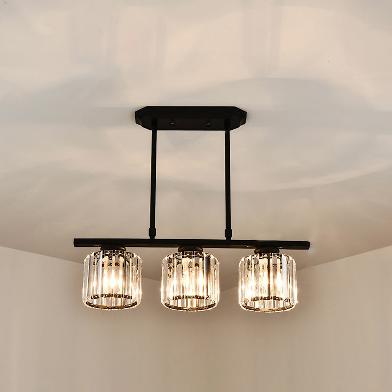 Geometrische Inselbeleuchtung Modernismus Kristallleuchterleuchte für Esszimmer