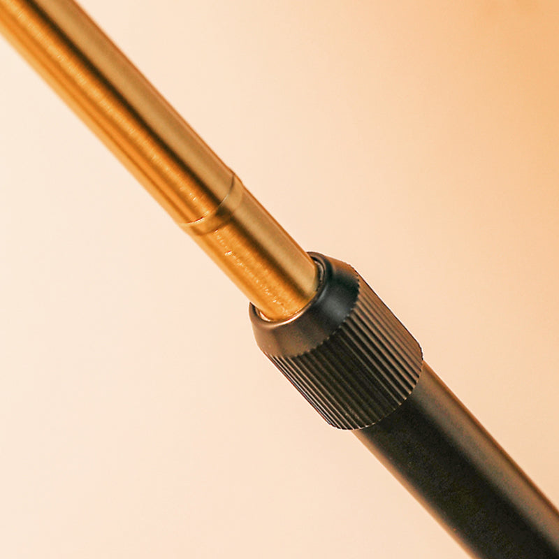 1 lampadaire en forme de cône léger modernisme lampe standard en tissu pour salle à manger du salon