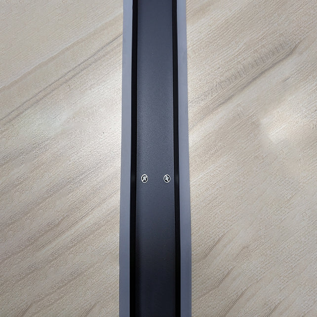 Quadratische Form Metallwandbeleuchtung moderne Einleuchtwandmontage in Schwarz