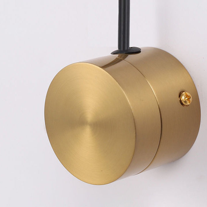 Runder Schatten 1-Licht-Metallwandbeleuchtung moderner Wandmontagebeleuchtung