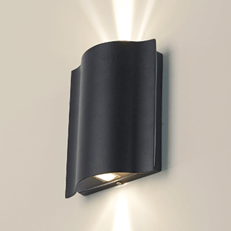 Geometrische Form Metallwandbeleuchtung moderne Multi -Leuchten -Wandmontage in Schwarz