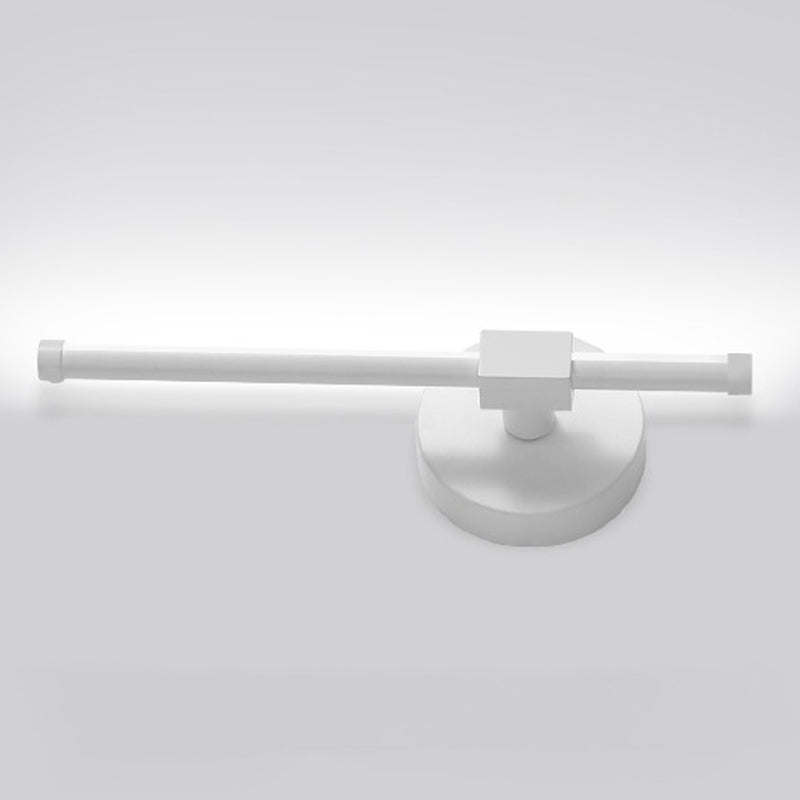 Iluminación de pared de metal de forma lineal iluminación moderna de montura de pared de 1 luces