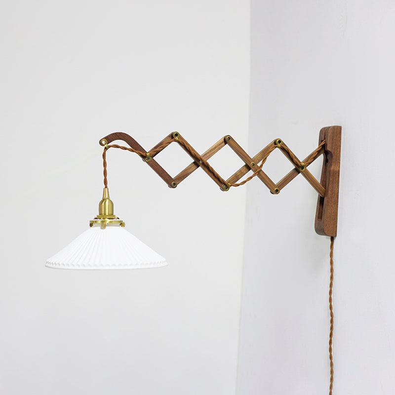 Moderner Stil Geometrischer Wandlampe Licht Holz 1 Lichtwandbeleuchtung Armaturen