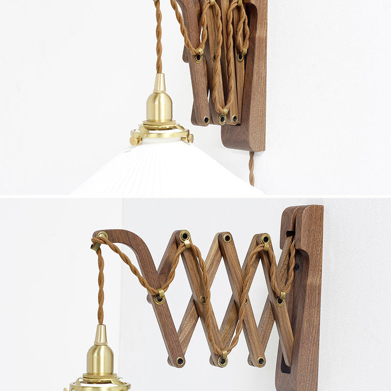 Moderner Stil Geometrischer Wandlampe Licht Holz 1 Lichtwandbeleuchtung Armaturen