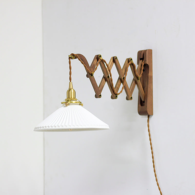 Moderner Stil Geometrischer Wandlampe Licht Holz 1 Lichtwandbeleuchtung Armaturen