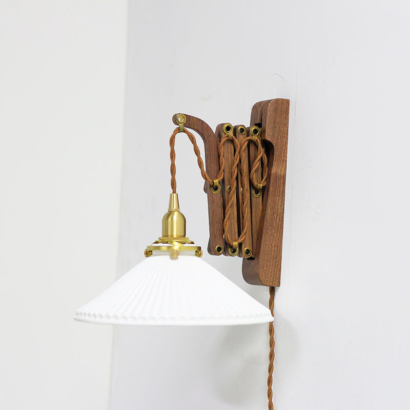 Moderner Stil Geometrischer Wandlampe Licht Holz 1 Lichtwandbeleuchtung Armaturen