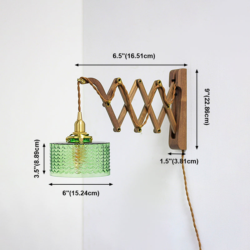 Moderner Stil Geometrischer Wandlampe Licht Holz 1 Lichtwandbeleuchtung Armaturen