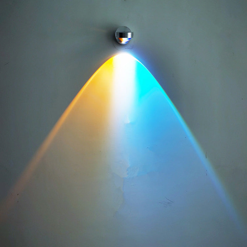 Moderner Stil Geometrischer Wandmontaglampe Metall Multi Lichter Leuchten in Silber in Silber