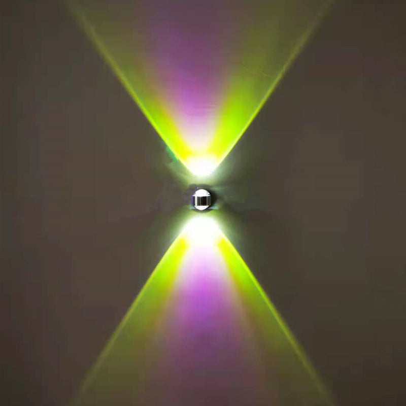 Moderner Stil Geometrischer Wandmontaglampe Metall Multi Lichter Leuchten in Silber in Silber