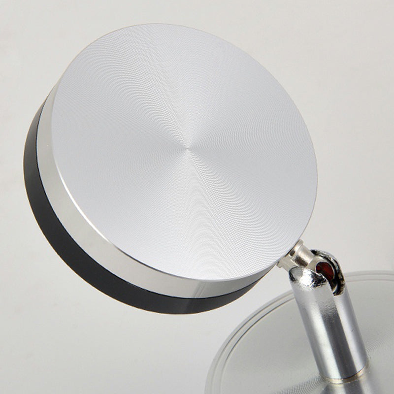 Moderner Stil Geometrischer Wandmontaglampe Metall Multi Lichter Leuchten in Silber in Silber