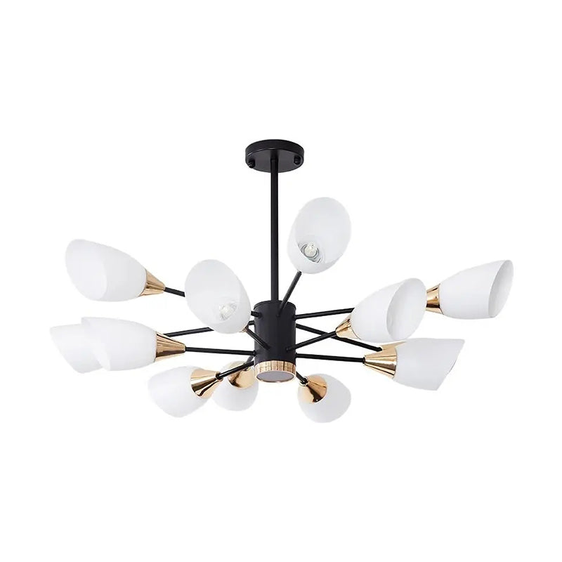 Glass Contemporary Pendant Lighting Fixtures Metal Sputnik Hanging Lights