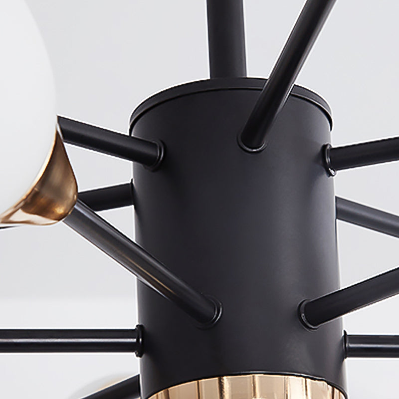 Glass Contemporary Pendant Lighting Fixtures Metal Sputnik Hanging Lights