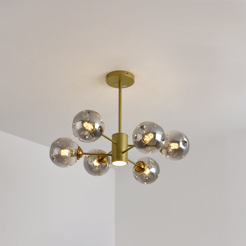 Nordic Modern Pendant Hanging Lights Global Glass Pendant Light for Living Room