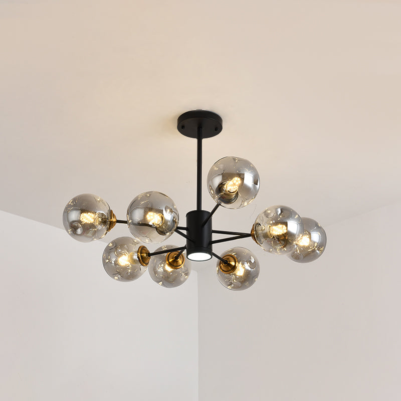 Nordic Modern Pendant Hanging Lights Global Glass Pendant Light for Living Room