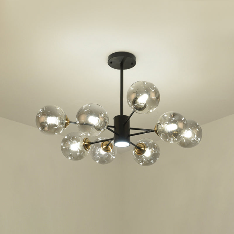 Nordic Modern Pendant Hanging Lights Global Glass Pendant Light for Living Room