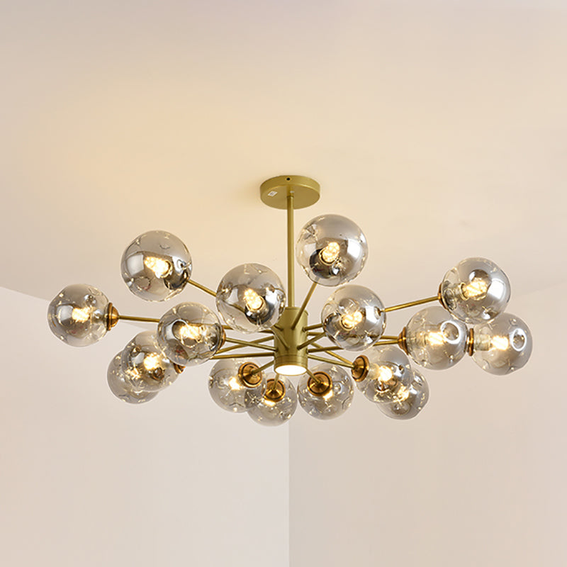 Nordic Modern Pendant Hanging Lights Global Glass Pendant Light for Living Room