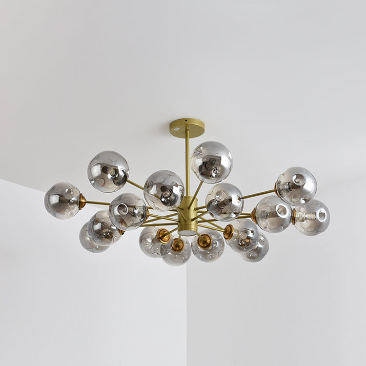 Nordic Modern Pendant Hanging Lights Global Glass Pendant Light for Living Room