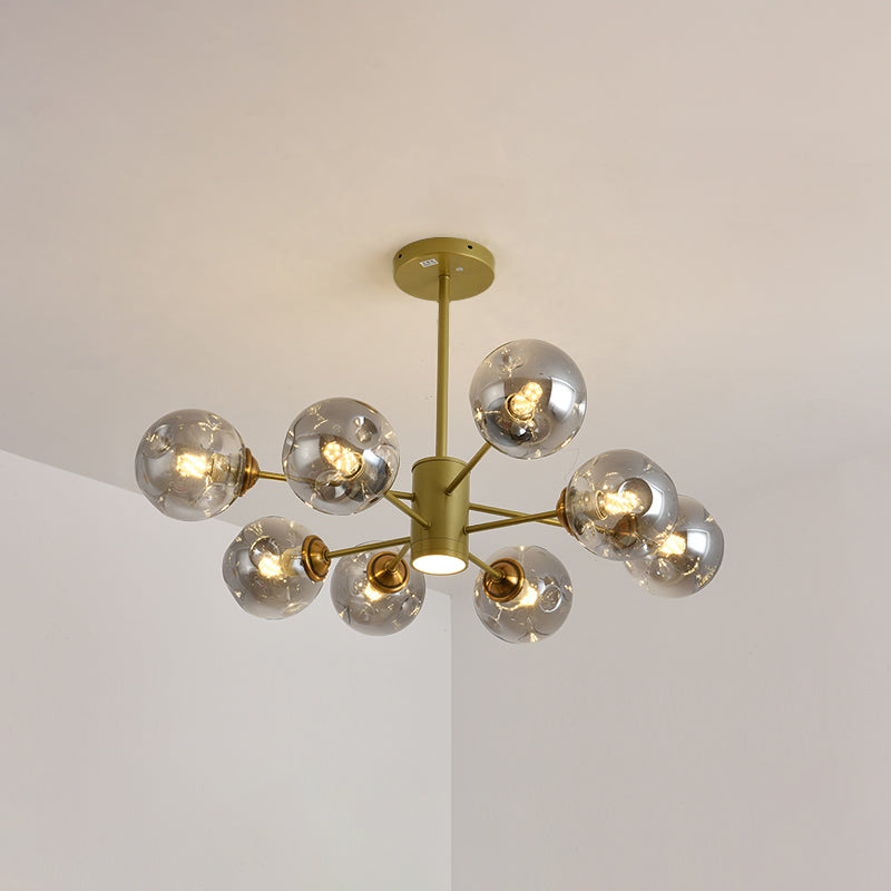 Nordic Modern Pendant Hanging Lights Global Glass Pendant Light for Living Room