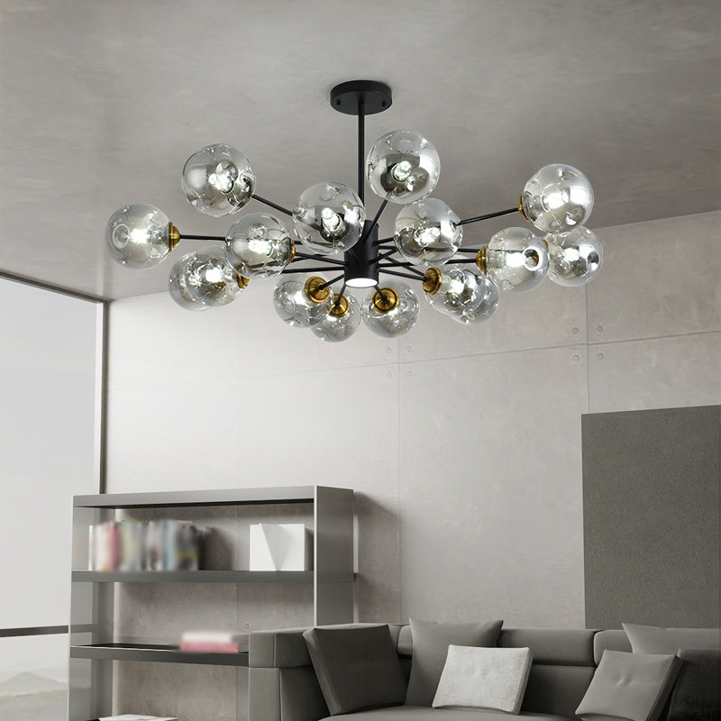 Nordic Modern Pendant Hanging Lights Global Glass Pendant Light for Living Room