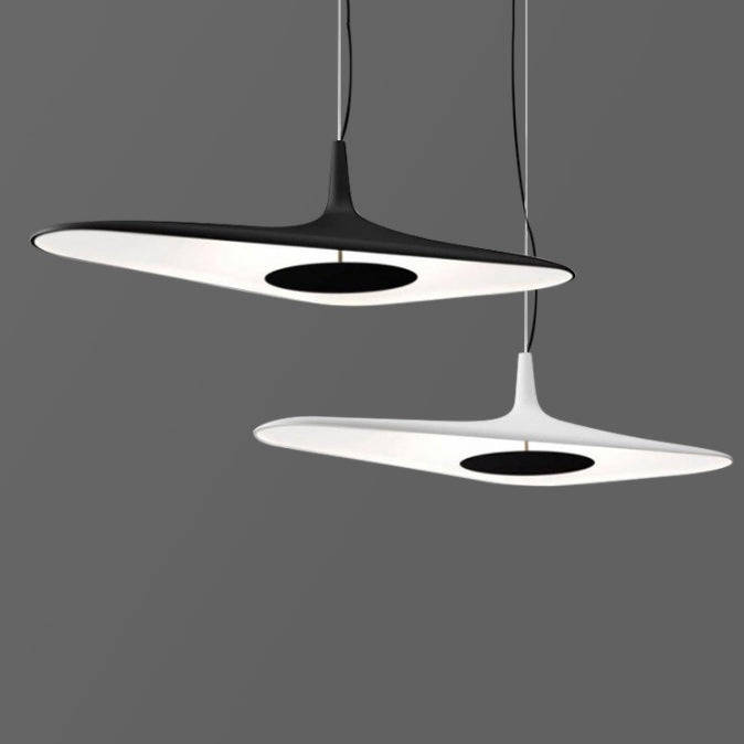 1-Light Modern Designer Hanging Lamp Kit Geometric Resin Pendant for Office