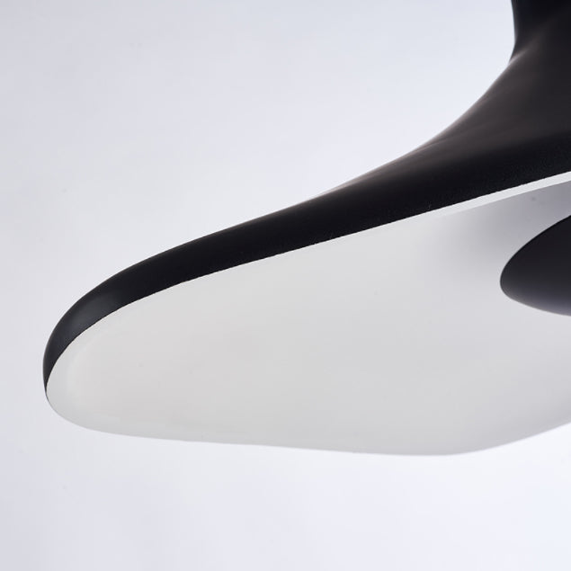 1-Light Modern Designer Hanging Lamp Kit Geometric Resin Pendant for Office