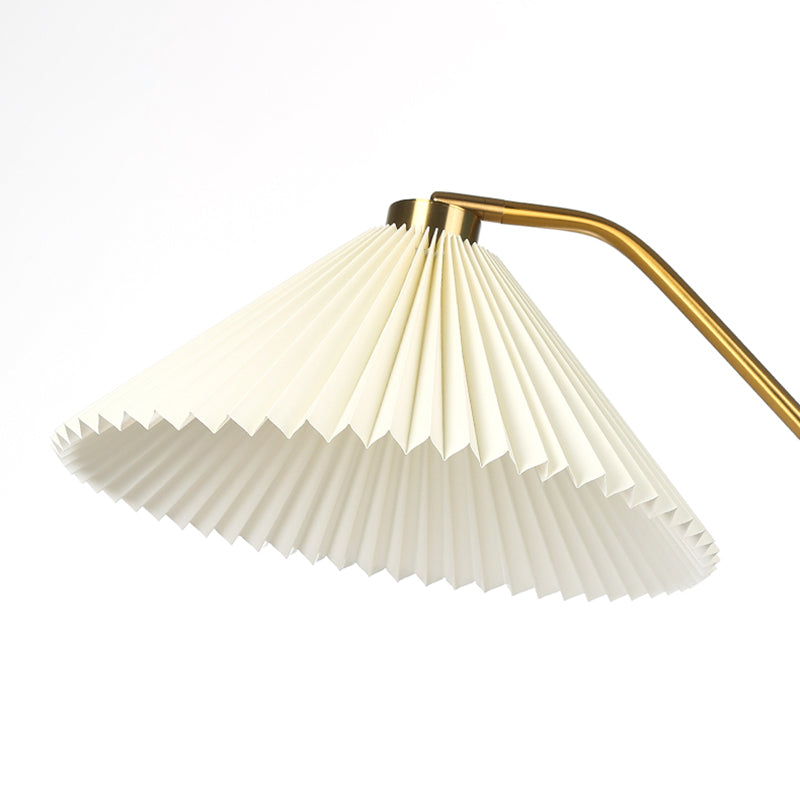 1 lampadaire à cône léger modernisme tissu lampadaire réglable pour le salon