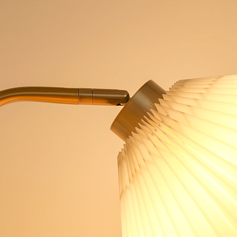 1 lampadaire à cône léger modernisme tissu lampadaire réglable pour le salon