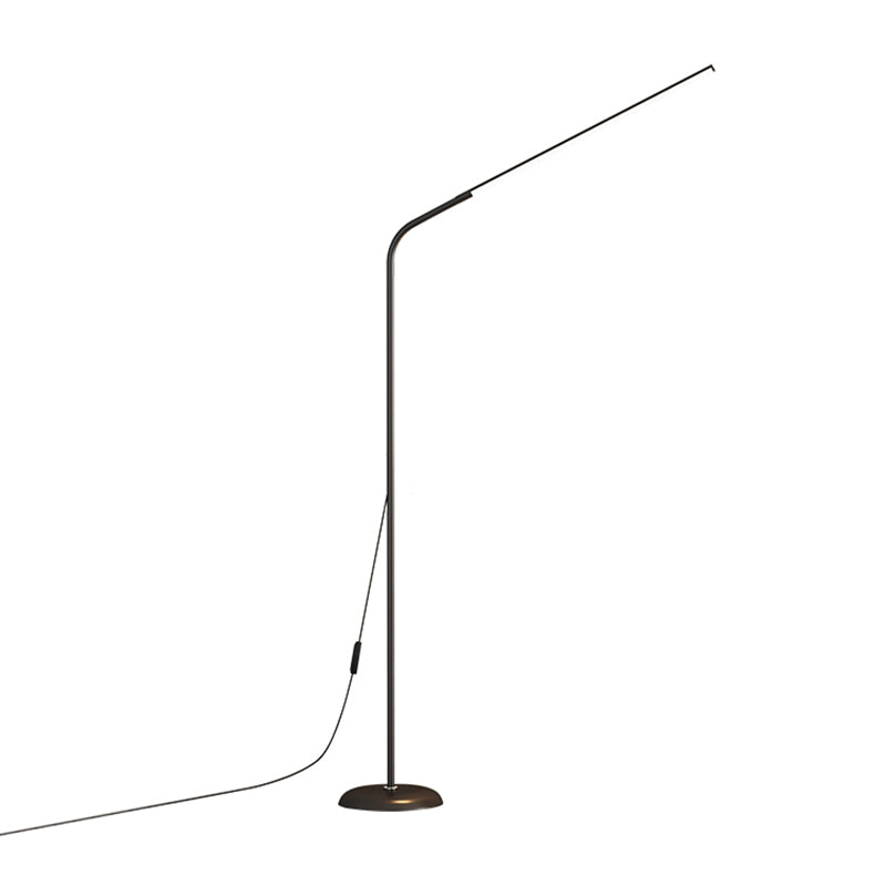 1 lampadaire linéaire léger modernisme lampe standard en métal pour le salon