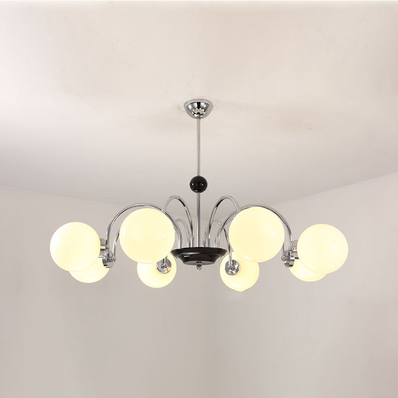 Luminaires de lustre en métal.