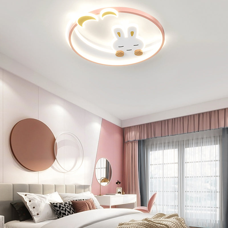 Lapin moderne minimalisme plafonnier chambre salon lampe encastrée