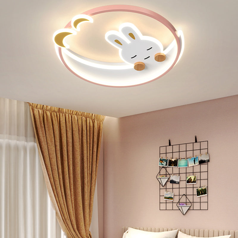 Lapin moderne minimalisme plafonnier chambre salon lampe encastrée