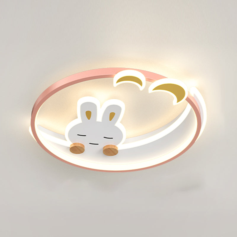 Lapin moderne minimalisme plafonnier chambre salon lampe encastrée