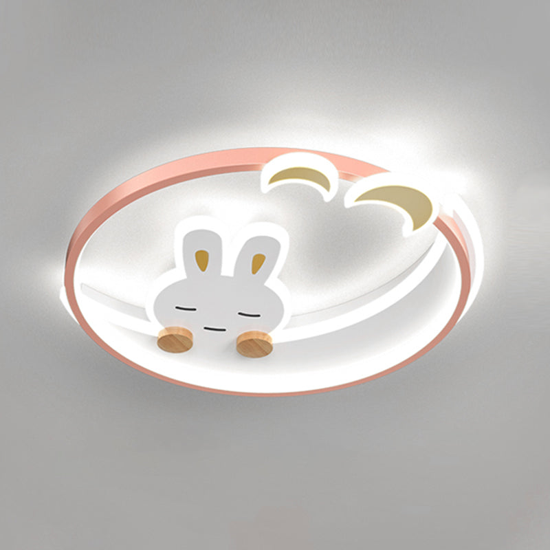 Lapin moderne minimalisme plafonnier chambre salon lampe encastrée