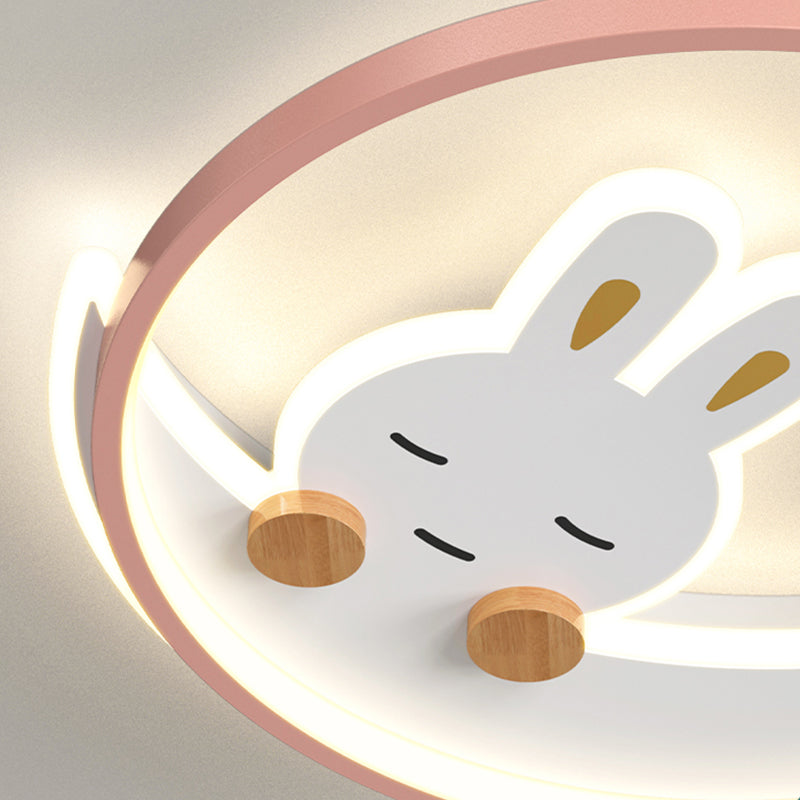 Lapin moderne minimalisme plafonnier chambre salon lampe encastrée
