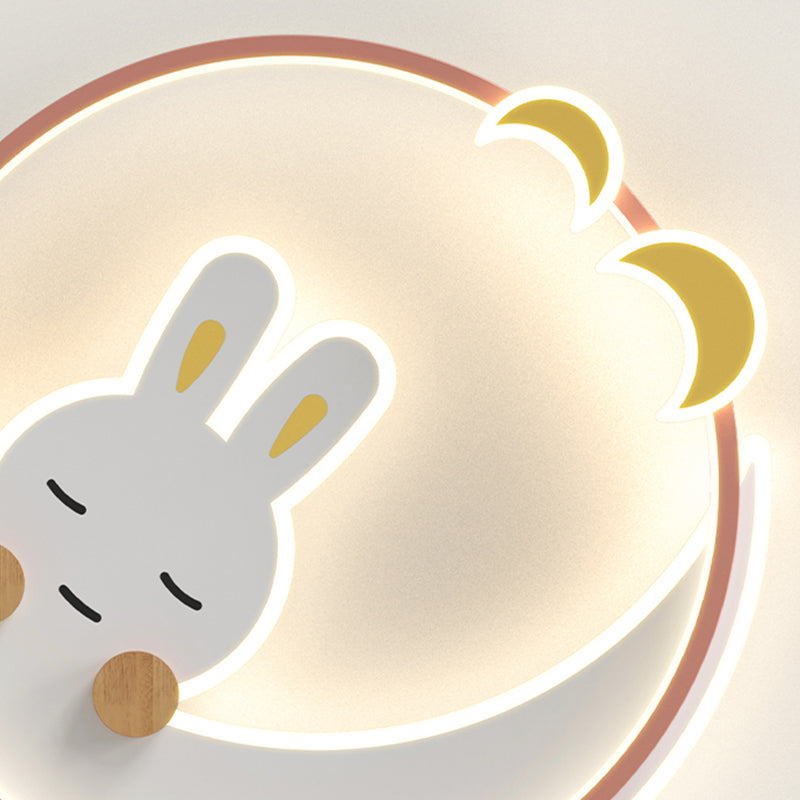 Lapin moderne minimalisme plafonnier chambre salon lampe encastrée