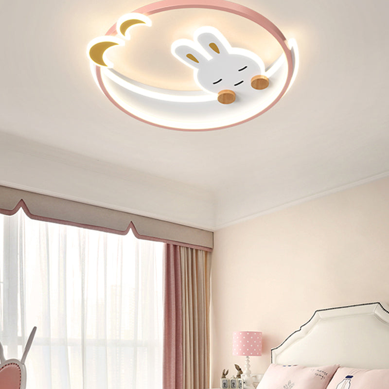Lapin moderne minimalisme plafonnier chambre salon lampe encastrée
